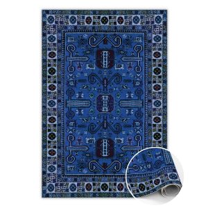 Modny dywan winylowy Wschodni styl 140 x 210 cm 466538 Modny dywan winylowy Wschodni styl 140 x 210 cm 466538
