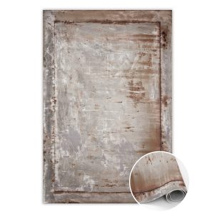 Modny dywan winylowy Zardzewiała blacha 100 x 150 cm 466458 Modny dywan winylowy Zardzewiała blacha 100 x 150 cm 466458