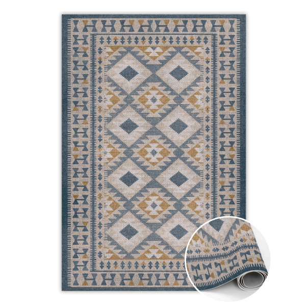 Modny winylowy dywan 60x90 cm - design retro 377547