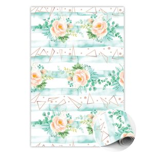 Modny winylowy dywan Abstrakcyjne formy 150 x 225 cm 254516 Modny winylowy dywan Abstrakcyjne formy 150 x 225 cm 254516