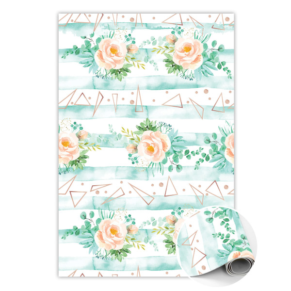 Modny winylowy dywan Abstrakcyjne formy 150 x 225 cm 254516