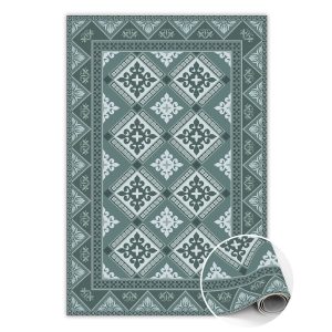 Modny winylowy dywan Geometria i ornamenty 120 x 180 cm 450926