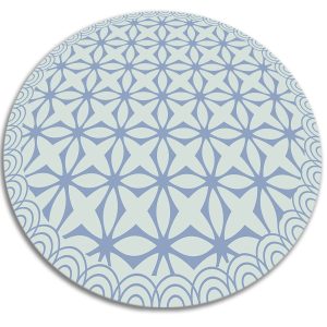 Modny winylowy dywan – Geometryczne gwiazdy 140 cm 390683 Modny winylowy dywan – Geometryczne gwiazdy 140 cm 390683