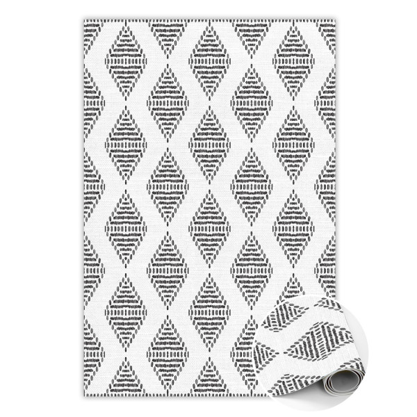 Modny winylowy dywan Geometryczne romby 100 x 150 cm 451086