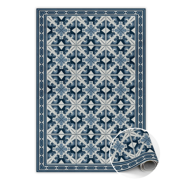 Modny winylowy dywan Geometryczne romby 100 x 150 cm 451071