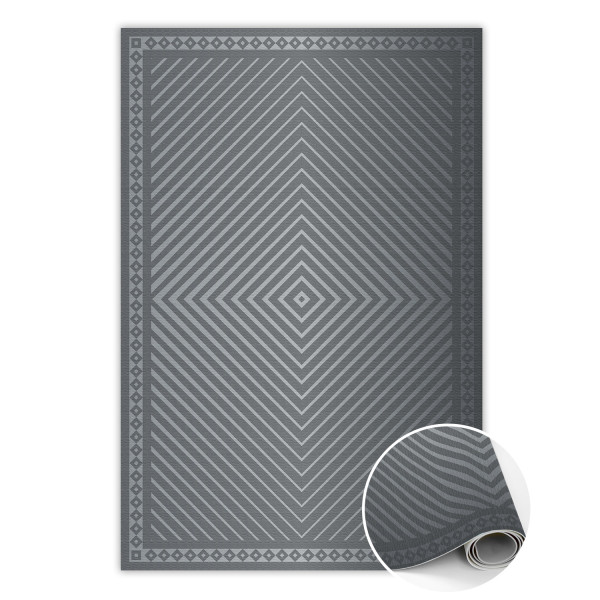 Modny winylowy dywan Geometryczne romby 100 x 150 cm 451075