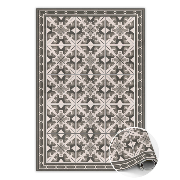 Modny winylowy dywan Geometryczne romby 100 x 150 cm 451079