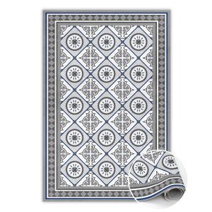 Modny winylowy dywan Geometryczne romby 120 x 180 cm 450936 Modny winylowy dywan Geometryczne romby 120 x 180 cm 450936
