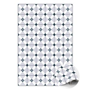 Modny winylowy dywan Geometryczne romby 140 x 210 cm 451043 Modny winylowy dywan Geometryczne romby 140 x 210 cm 451043