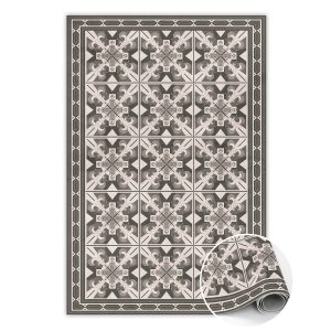 Modny winylowy dywan Geometryczne romby 150 x 225 cm 450806 Modny winylowy dywan Geometryczne romby 150 x 225 cm 450806