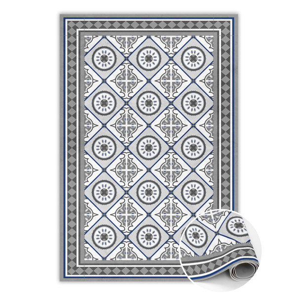Modny winylowy dywan Geometryczne romby 60 x 90 cm 450856