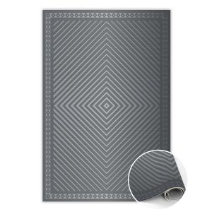 Modny winylowy dywan Geometryczne romby 80 x 120 cm 450721 Modny winylowy dywan Geometryczne romby 80 x 120 cm 450721