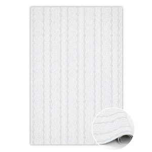 Modny winylowy dywan Geometryczny splot 120 x 180 cm 450966 Modny winylowy dywan Geometryczny splot 120 x 180 cm 450966