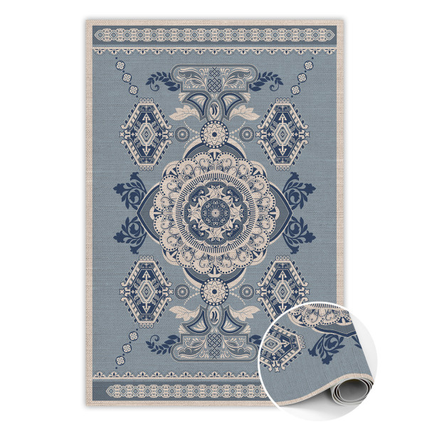 Modny winylowy dywan Hinduska geometria 80 x 120 cm 450852