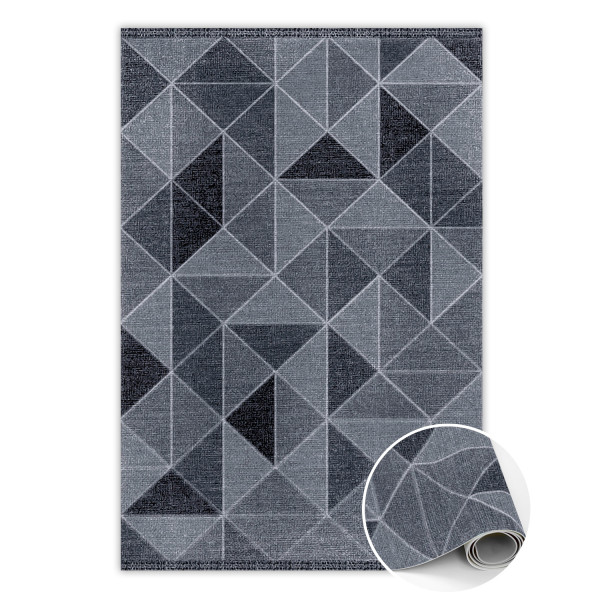Modny winylowy dywan Indiańska tekstura 100 x 150 cm 450795