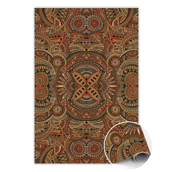 Modny winylowy dywan Kolorowa mozaika 150 x 225 cm 470986