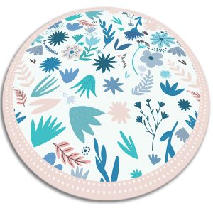 Modny winylowy dywan – Łąkowe kwiaty 50 cm 390499