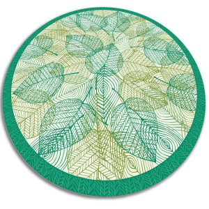 Modny winylowy dywan – Liść 90 cm 390396