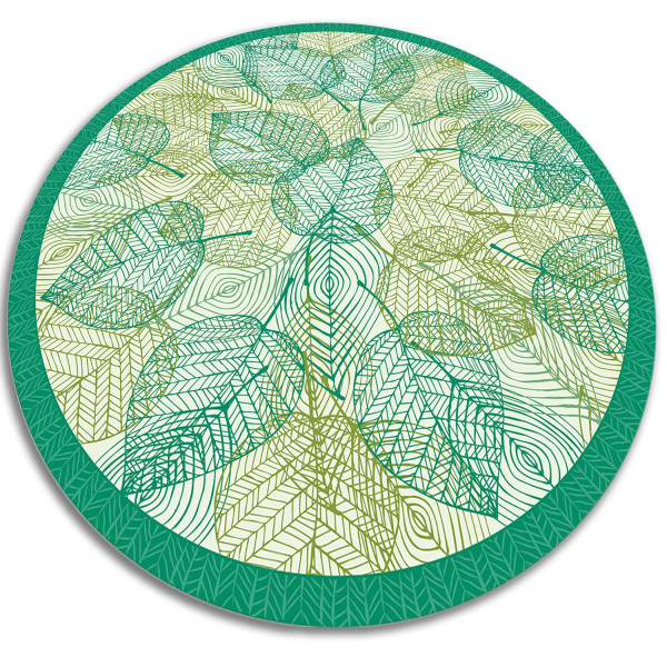Modny winylowy dywan - Liść 90 cm 390396