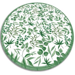 Modny winylowy dywan – Małe liście 80 cm 390840