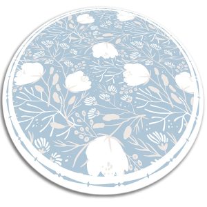 Modny winylowy dywan – Pędy i pąki 70 cm 390475
