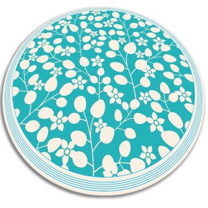 Modny winylowy dywan – Pędy kwiatowe 120 cm 409758