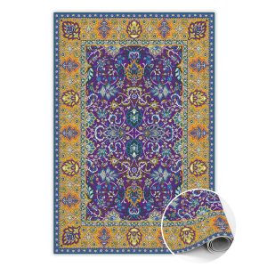 Modny winylowy dywan Perski styl piękne detale 120 x 180 cm 456962