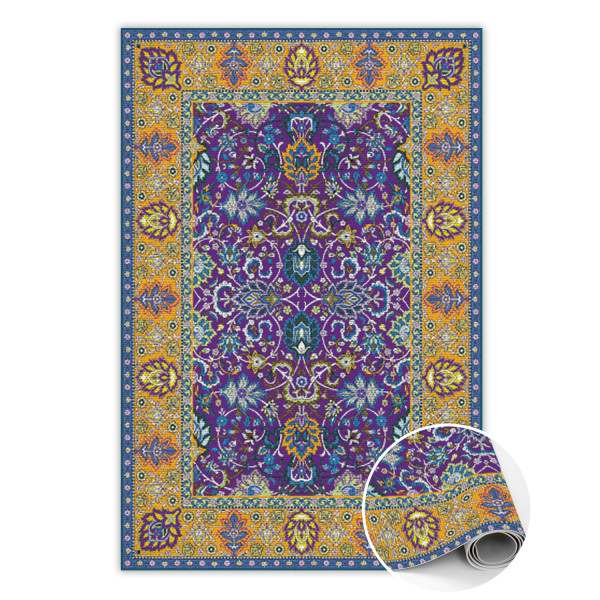 Modny winylowy dywan Perski styl piękne detale 140 x 210 cm 457022