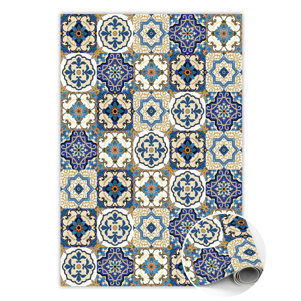 Modny winylowy dywan Portugalskie kafle 150 x 225 cm 283411