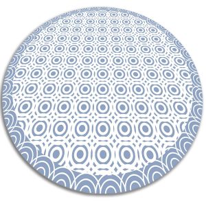 Modny winylowy dywan – Powtarzalne kółeczka 120 cm 390830
