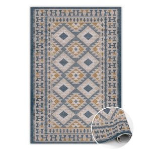 Modny winylowy dywan Retro design 80 x 120 cm 457251 Modny winylowy dywan Retro design 80 x 120 cm 457251
