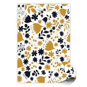 Modny winylowy dywan wewnętrzny Kwiatuszki 100 x 150 cm 450896 Modny winylowy dywan wewnętrzny Kwiatuszki 100 x 150 cm 450896