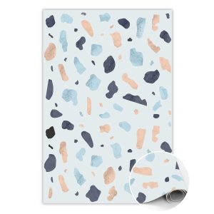 Modny winylowy dywan wewnętrzny Wzór makro 80 x 120 cm 466337
