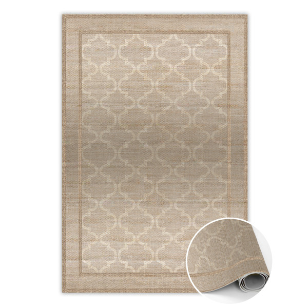Modny winylowy dywan wewnętrzny Wzór talavera 80 x 120 cm 466508