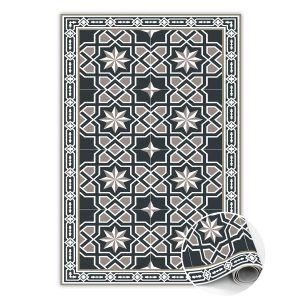 Modny winylowy dywan Wzór etniczny 80 x 120 cm 466448 Modny winylowy dywan Wzór etniczny 80 x 120 cm 466448