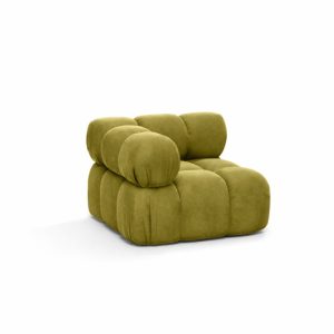Moduł narożny, system modułowy, welur Salvador, Oliwkowy, Selia 958075 Moduł narożny, system modułowy, welur Salvador, Oliwkowy, Selia 958075