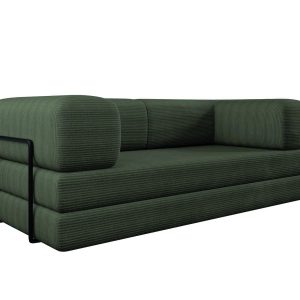 Modułowa zielona piankowa sofka do małego pokoju LAMILO 988069 Modułowa zielona piankowa sofka do małego pokoju LAMILO 988069
