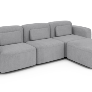Modułowy narożnik do salonu ORCHID zielony duża rogówka wybór strony 310055