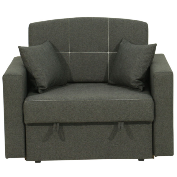 MONIKA szara sofa amerykanka jednoosobowa rozkładana 119850