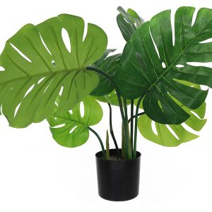 Monstera sztuczny kwiat w doniczce 189743 Monstera sztuczny kwiat w doniczce 189743