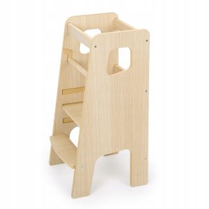 Montessori Kitchen Helper dla Dzieci DĄB Pomocnik Kuchenny Podest Polski 1002342