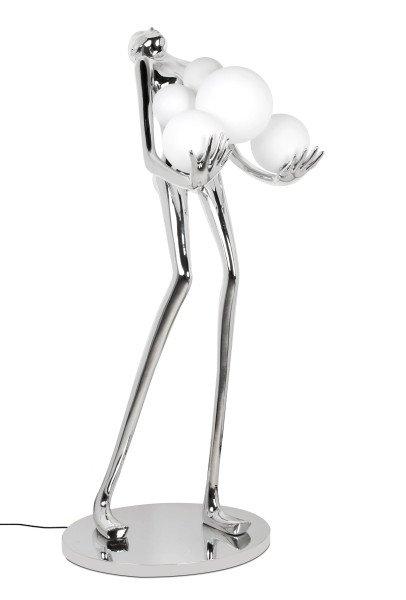 MOOSEE lampa podłogowa HUMAN SILVER PREMIUM 792176