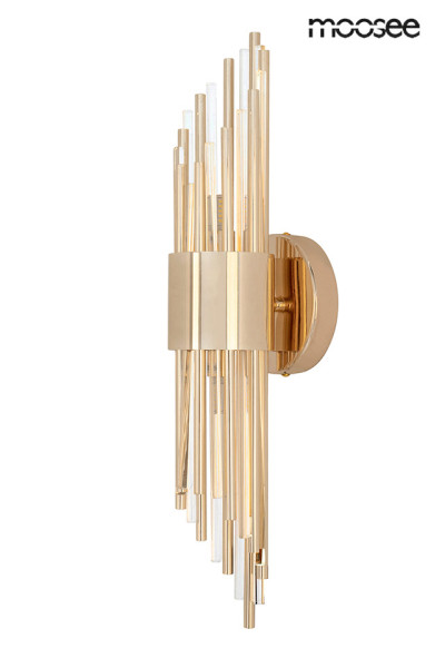 MOOSEE lampa ścienna AMADEO złota 205316