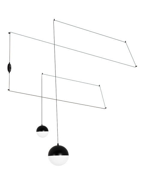 MOOSEE lampa ścienna BOWL DUO czarna 154096