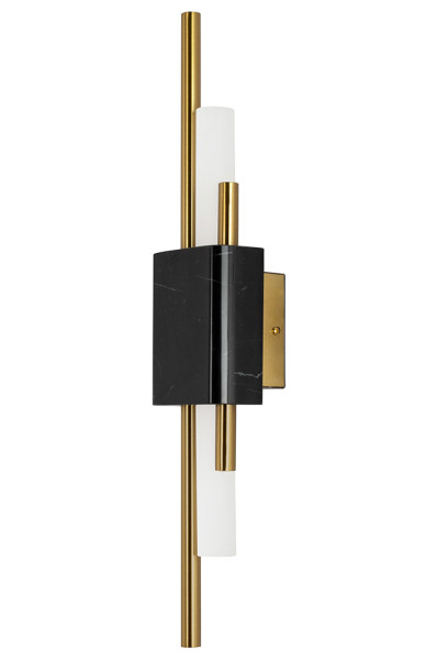 MOOSEE lampa ścienna EVANS czarna / złota 153981