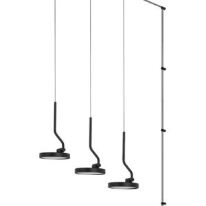 MOOSEE lampa ścienna FLAT 3 czarna 154039 MOOSEE lampa ścienna FLAT 3 czarna 154039