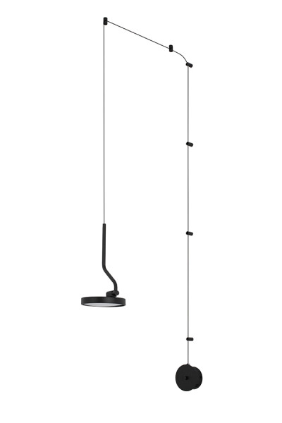 MOOSEE lampa ścienna FLAT czarna 154106