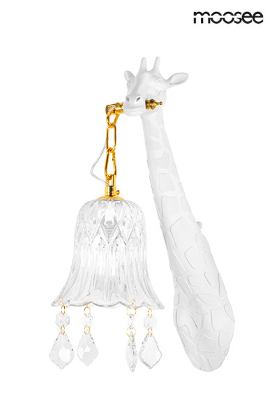 MOOSEE lampa ścienna GIRAFFE biała 431333