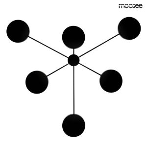 MOOSEE lampa ścienna SHADOW 6 czarna 153982 MOOSEE lampa ścienna SHADOW 6 czarna 153982