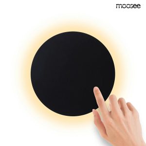 MOOSEE lampa ścienna SHADOW SUN 25 czarna 153993 MOOSEE lampa ścienna SHADOW SUN 25 czarna 153993